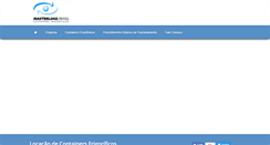 Desktop Screenshot of masterlogg-brasil.com.br