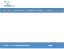 Tablet Screenshot of masterlogg-brasil.com.br